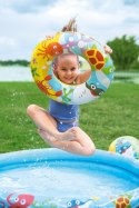 Basen Dmuchany 3w1 dla dzieci 122x20cm Morski BESTWAY + Kółko do pływania + Piłka plażowa