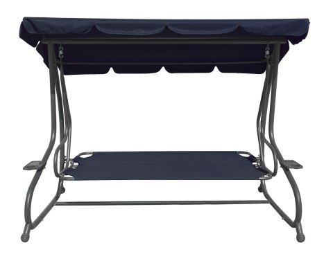 Ogromna Huśtawka Ogrodowa Siedzisko Plecionka 2x1 Liście Monstery