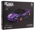 Zestaw Klocków Auto Sportowe Fioletowe 1273el.