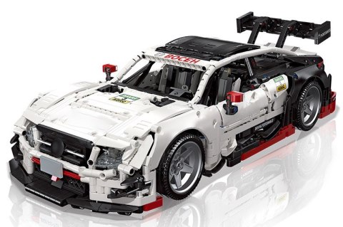 Zestaw Klocków technicznych Autko Sportowe Białe 2489el. Zestaw Klocków technicznych Autko Sportowe Białe 2489el.