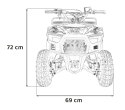 Pojazd Quad Spalinowy 49CC SIRIUS Czerwony