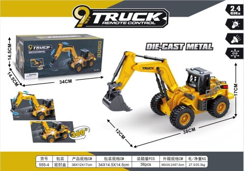 R/C Koparka Metalowe Elementy