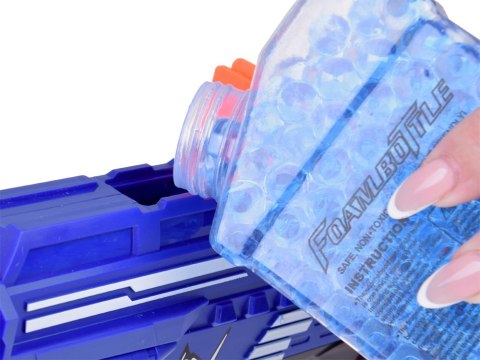 Pistolet Shotgun 2w1 + Naboje piankowe żelowe Tarcza Okulary Puszki ZA5564 Pistolet Shotgun 2w1 + Naboje piankowe żelowe Tarcza Okulary Puszki ZA5564