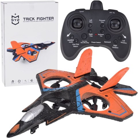 Zdalnie sterowany dron Quadcopter - pojazd latający + kolorowe diody RC0701
