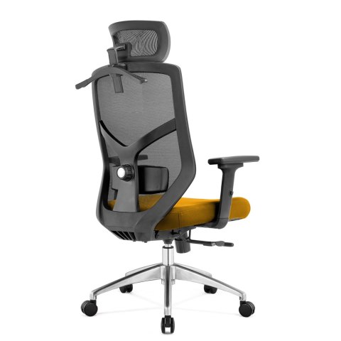 Fotel biurowy ergonomiczny Rosa musztardowy ANGEL Fotel biurowy ergonomiczny Rosa musztardowy ANGEL