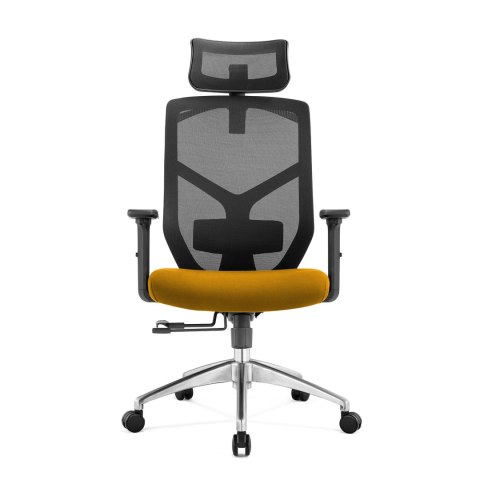 Fotel biurowy ergonomiczny Rosa musztardowy ANGEL Fotel biurowy ergonomiczny Rosa musztardowy ANGEL