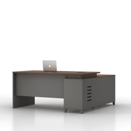 Biurko narożne Angel Loft Work Dark 160 cm