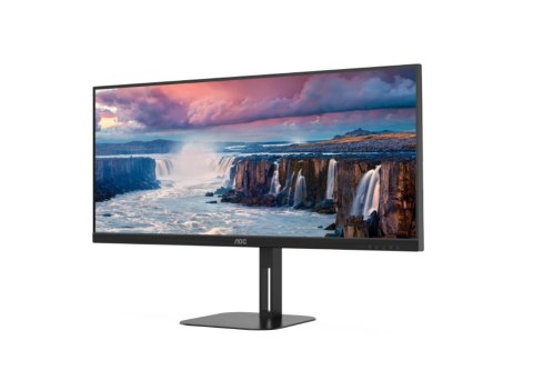 AOC | Monitor | U34V5C/BK | 34 " | VA | 21:9 | 100 Hz | 4 ms | 3440 x 1440 pikseli | Porty HDMI w ilości 1 | Czarny
