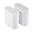 Asus | System Mesh Biznesowy na trzy pasma Wifi 6 802.11ax | EBM68 (2 szt.) | 802.11ax | 4804 Mbit/s | 10/100/1000 Mbit/s | 3 po
