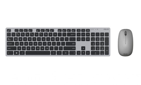 Asus W5000 | Keyboard and Mouse Set | Wireless | US | Gray Asus W5000 | Keyboard and Mouse Set | Wireless | US | Gray