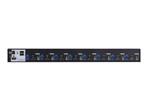 Aten CS18208-AT-G 8-portowy przełącznik KVM USB True 4K HDMI z obsługą urządzeń peryferyjnych USB 3.0 i trybem transmisji | Aten