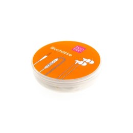 BONBON | Słuchawki | BON-H-WH | Przewodowe | Douszne | Mikrofon | Redukcja szumów | Białe