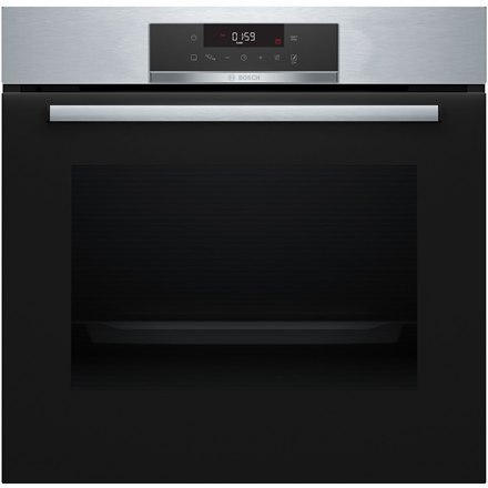 Bosch | Piekarnik | HBA171BS1S | Wielofunkcyjny | 71 L | Stal szlachetna | Szerokość 60 cm | Pyroliza | Sterowanie dotykowe | Wy
