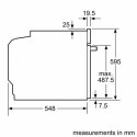 Bosch | Piekarnik | HBA171BS1S | Wielofunkcyjny | 71 L | Stal szlachetna | Szerokość 60 cm | Pyroliza | Sterowanie dotykowe | Wy