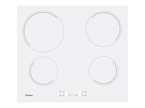 Candy | CH64CCW | Płyta Ceramiczna | Liczba palników/stref grzewczych 4 | Dotykowa | Biała