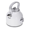Czajnik z termometrem Adler AD 1346w | Elektryczny | 2200 W | 1.7 L | Ze stali nierdzewnej | Obrotowa podstawa 360° | Biały