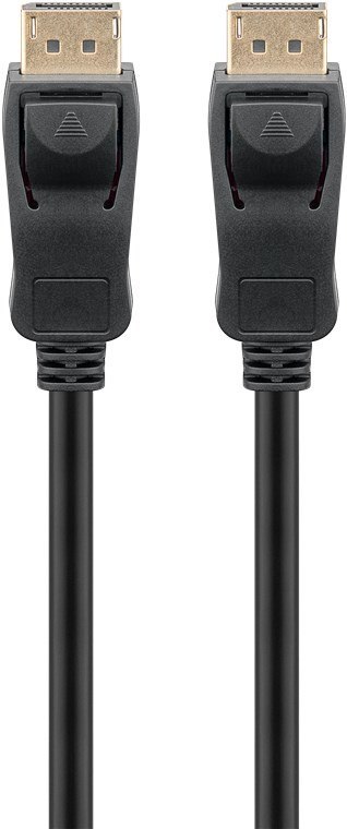 Goobay | Kabel ze złączem DisplayPort 1.4 | Czarny | DisplayPort męski | DisplayPort męski | DP do DP | 2 m Goobay | Kabel ze złączem DisplayPort 1.4 | Czarny | DisplayPort męski | DisplayPort męski | DP do DP | 2 m