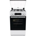 Gorenje | Kuchenka | GK5C41WH | Typ płyty gazowa | Typ piekarnika elektryczna | Biały | Szerokość 50 cm | Grillowanie | Głębokoś