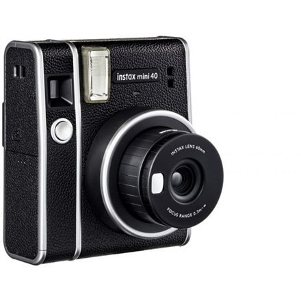 Kamera FujiFilm | Czarny | Instax Mini 40 - Model MP x 800. Stwórz niezapomniane chwile i wyraź je w klasycznym stylu z nowym ap