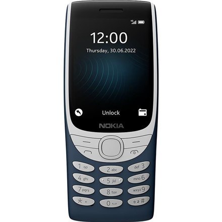 Nokia | 8210 | Blue | 2.8 " | TFT LCD | Unisoc | T107 | Internal RAM 0.048 GB | 0.128 GB | microSDHC | Dual SIM | Nano-SIM | 4G