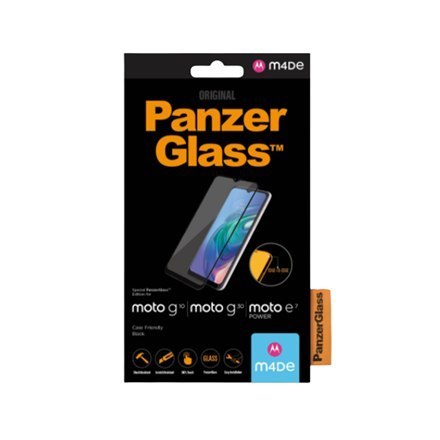 PanzerGlass | Ochraniacz ekranu - szkło | Motorola Moto E7 Power, G10, G30 | Szkło | Czarny | Przezroczysty PanzerGlass | Ochraniacz ekranu - szkło | Motorola Moto E7 Power, G10, G30 | Szkło | Czarny | Przezroczysty