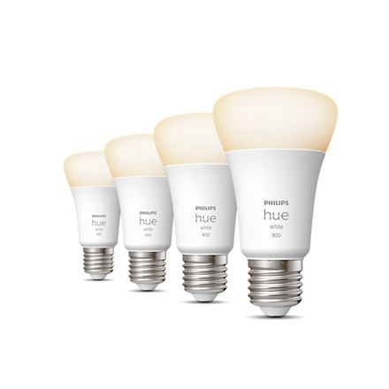 Philips Hue W 9W A60 E27 opakowanie 4 sztuki Philips Hue | Hue W 9W A60 E27, opakowanie 4 sztuki | E27 | 9 W | Ciepła biel 2700K Philips Hue W 9W A60 E27 opakowanie 4 sztuki Philips Hue | Hue W 9W A60 E27, opakowanie 4 sztuki | E27 | 9 W | Ciepła biel 2700K