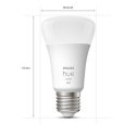 Philips Hue W 9W A60 E27 opakowanie 4 sztuki Philips Hue | Hue W 9W A60 E27, opakowanie 4 sztuki | E27 | 9 W | Ciepła biel 2700K Philips Hue W 9W A60 E27 opakowanie 4 sztuki Philips Hue | Hue W 9W A60 E27, opakowanie 4 sztuki | E27 | 9 W | Ciepła biel 2700K