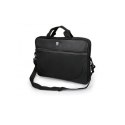 PORT DESIGNS | Pasuje do rozmiaru 15,6 " | Liberty III | Messenger - Briefcase | Czarny | Pasek na ramię