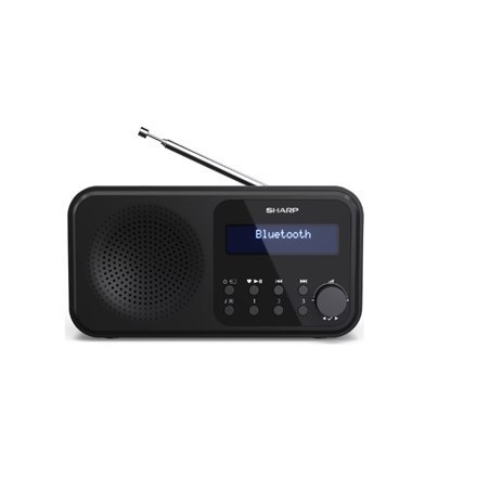 Przenośne radio cyfrowe Sharp DR-P420(BK) Tokyo, FM/DAB/DAB+, Bluetooth 5.0, zasilanie USB lub bateryjne, czarny Sharp | czarny