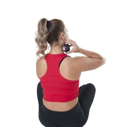 Pure2Improve | Roller z zimną kulką | czarny/czerwony/srebrny