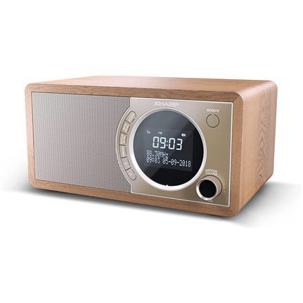 Radio cyfrowe Sharp DR-450(BR), FM/DAB/DAB+, Bluetooth 4.2, funkcja alarmu, brązowy | Sharp | Radio cyfrowe | DR-450(BR) | brązo Radio cyfrowe Sharp DR-450(BR), FM/DAB/DAB+, Bluetooth 4.2, funkcja alarmu, brązowy | Sharp | Radio cyfrowe | DR-450(BR) | brązo