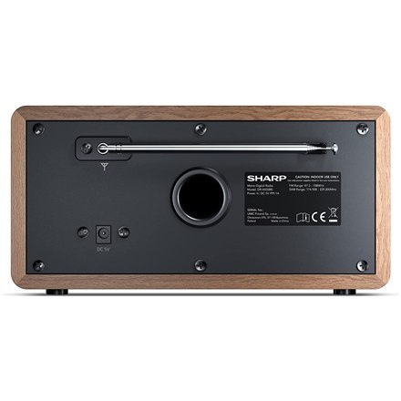 Radio cyfrowe Sharp DR-450(BR), FM/DAB/DAB+, Bluetooth 4.2, funkcja alarmu, brązowy | Sharp | Radio cyfrowe | DR-450(BR) | brązo Radio cyfrowe Sharp DR-450(BR), FM/DAB/DAB+, Bluetooth 4.2, funkcja alarmu, brązowy | Sharp | Radio cyfrowe | DR-450(BR) | brązo