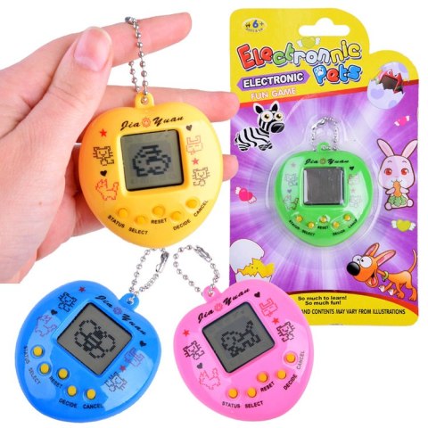 Gra elektroniczna TAMAGOCHI tamagoczi Brelok opieka nad zwierzakiem GR0212 Gra elektroniczna TAMAGOCHI tamagoczi Brelok opieka nad zwierzakiem GR0212