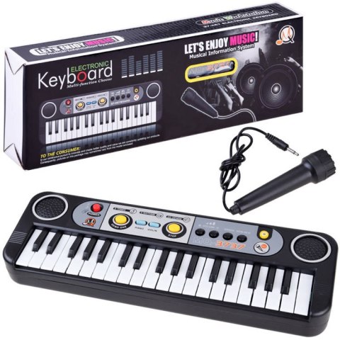 Organy Keyboard 37 klawiszy + mikrofon IN0056 Organy Keyboard 37 klawiszy + mikrofon IN0056