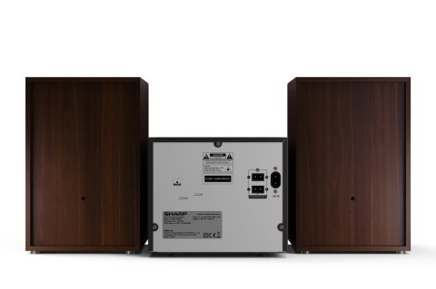 Sharp | Mikrosystem Hi-Fi | XL-B517D(BR) | Port USB | Wejście AUX | Bluetooth | Odtwarzacz CD | Brązowy | Radio FM | Połączenie Sharp | Mikrosystem Hi-Fi | XL-B517D(BR) | Port USB | Wejście AUX | Bluetooth | Odtwarzacz CD | Brązowy | Radio FM | Połączenie