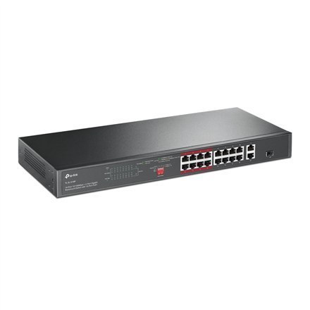 TP-LINK Switch TL-SL1218P Unmanaged, Rack Mountable, 10/100 Mbps (RJ-45) ports quantity 16, PoE+ ports quantity 16 TP-LINK Switch TL-SL1218P Unmanaged, Rack Mountable, 10/100 Mbps (RJ-45) ports quantity 16, PoE+ ports quantity 16
