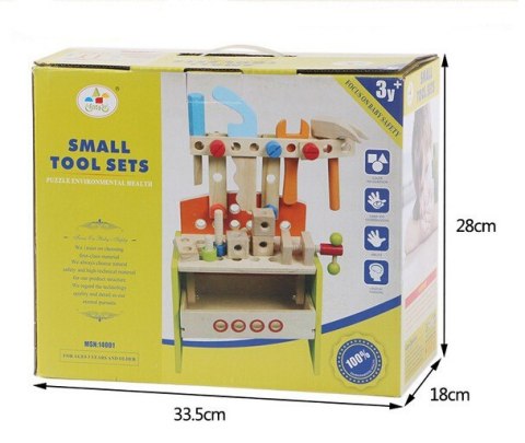 Duży drewniany warsztat