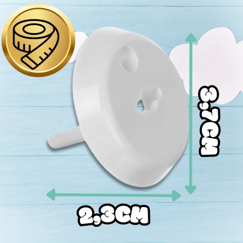 12x ZABEZPIECZENIE KONTAKTÓW GNIAZDEK ZAŚLEPKI ZATYCZKI OCHRONNE Z BOLCEM NICEKIDS 12x ZABEZPIECZENIE KONTAKTÓW GNIAZDEK ZAŚLEPKI ZATYCZKI OCHRONNE Z BOLCEM NICEKIDS