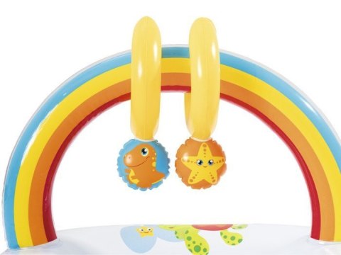 Bestway dmuchana lekka Mata do przewijania dla niemowlaka + zabawki 52241