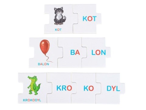Jawa Edukacyjna gra układanka SYLABOmania - łączenie sylab w wyrazy GR0318 Jawa Edukacyjna gra układanka SYLABOmania - łączenie sylab w wyrazy GR0318