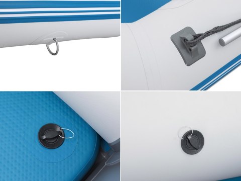 Bestway pompowany ponton CASPIAN dingy zestaw wiosła pompka 65046