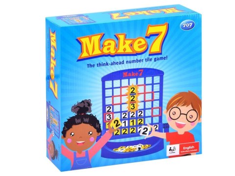 Gra logiczna MAKE 7 Zrób siedem układanka GR0371 Gra logiczna MAKE 7 Zrób siedem układanka GR0371
