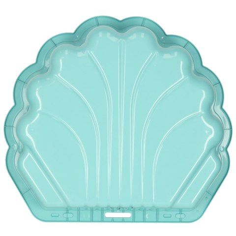 Piaskownica zamykana basen Muszelka Twins podwójna 2w1 160x87,5x19,5cm miętowa