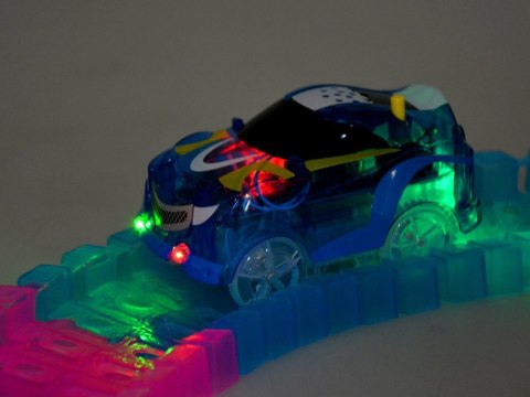 Tor fluo świeci auto na pilota 656cm dźwięk ZA3309 Tor fluo świeci auto na pilota 656cm dźwięk ZA3309