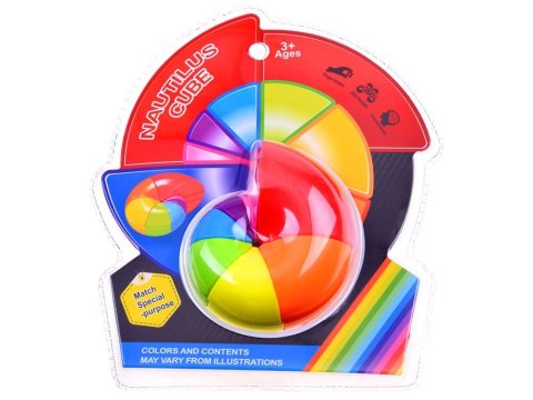 Układanka, logiczna kostka MAGICZNA MUSZLA GR0426 Układanka, logiczna kostka MAGICZNA MUSZLA GR0426