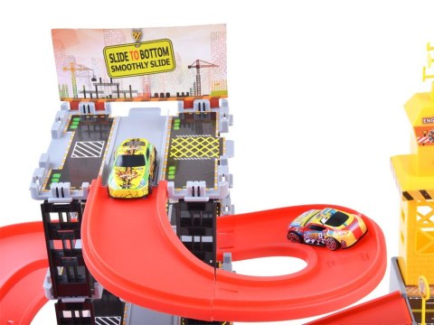Zestaw 2w1 Parking plac budowy auta koparki ZA3206 Zestaw 2w1 Parking plac budowy auta koparki ZA3206