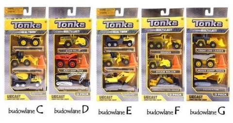 Maszyny budowlane Tonka Autka zestaw 3 szt ZA3617 Maszyny budowlane Tonka Autka zestaw 3 szt ZA3617