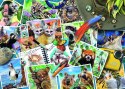 Ravensburger Puzzle 2D 1000 elementów: Zwierzaki w podróży 17322