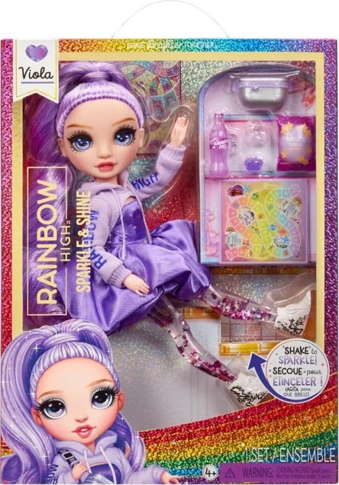 427810-INT Rainbow High Sparkle & Shine Fashion Dolls- VIOLA (Purple)