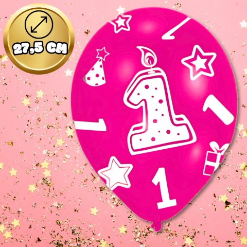 BALONY DMUCHANE LATEKSOWE RÓŻOWE 6 SZT NA URODZINY ROCZEK DEKORACJA BALONY DMUCHANE LATEKSOWE RÓŻOWE 6 SZT NA URODZINY ROCZEK DEKORACJA